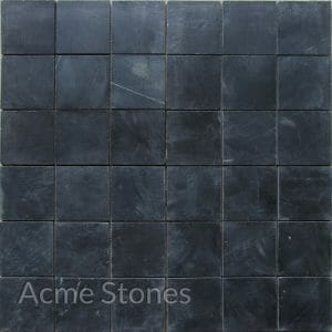 Regular Mosaic Ocean Black Honed 4x4 inch