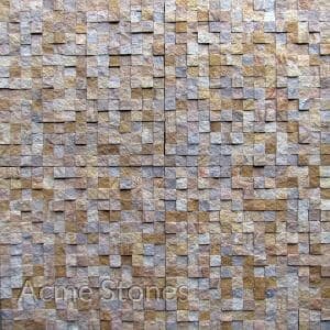 Regular Mosaic Teak Rainbow Split Face