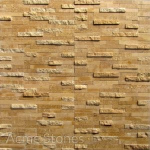 Stacking Ita Gold Split Face Polished 25mm